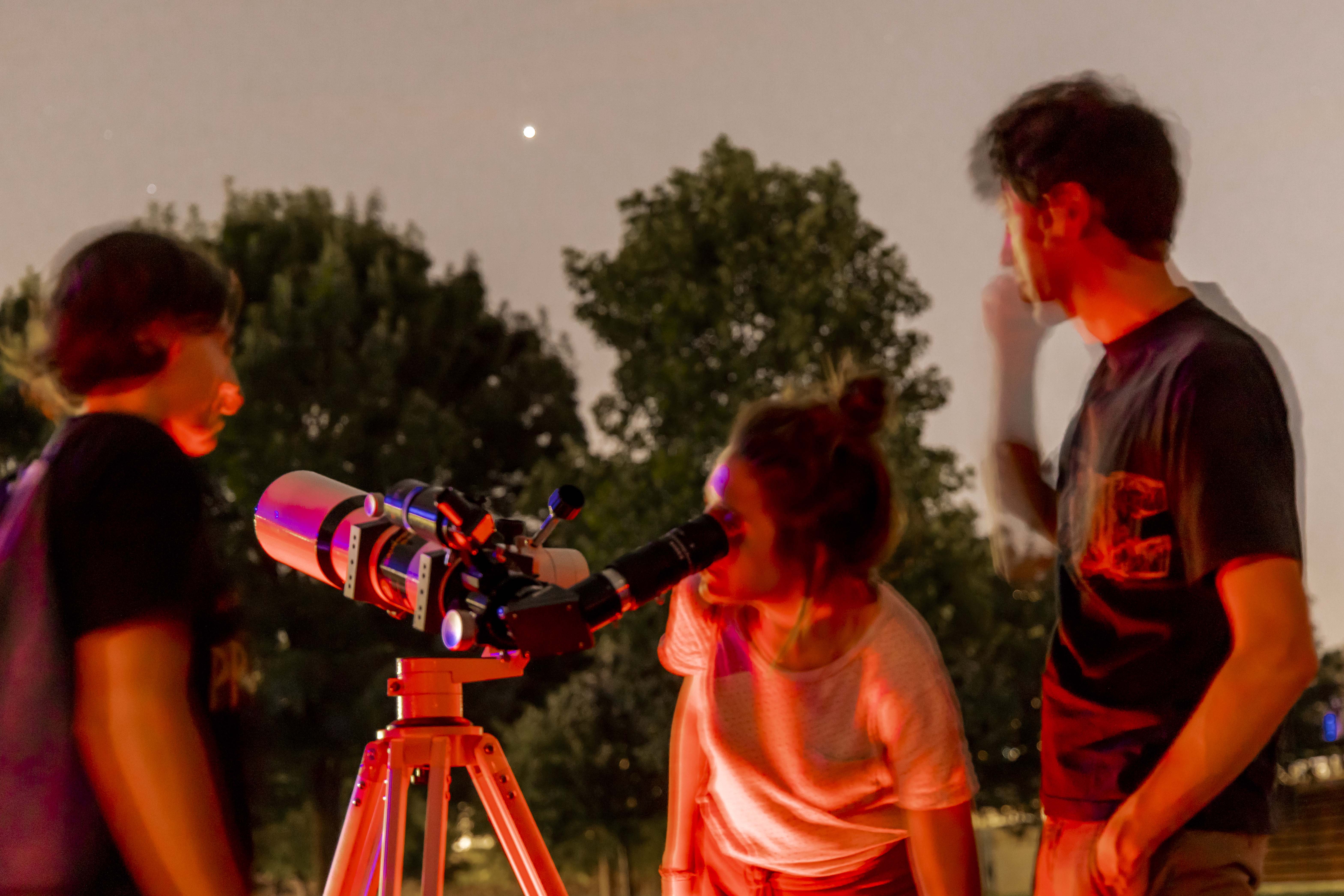 Image d'observation à la lunette