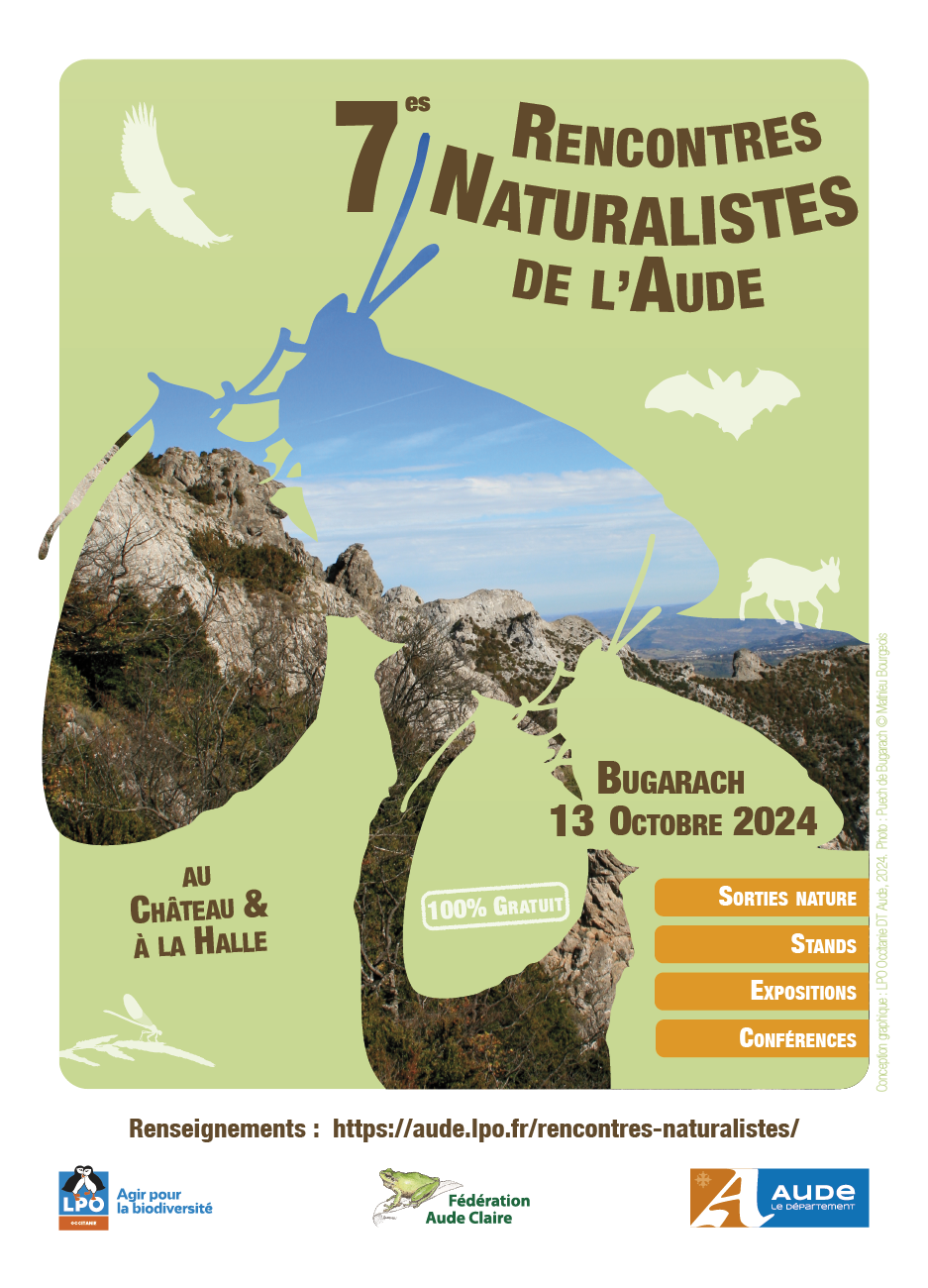 Affiche 7èmes Rencontres Naturalistes - Bugarach