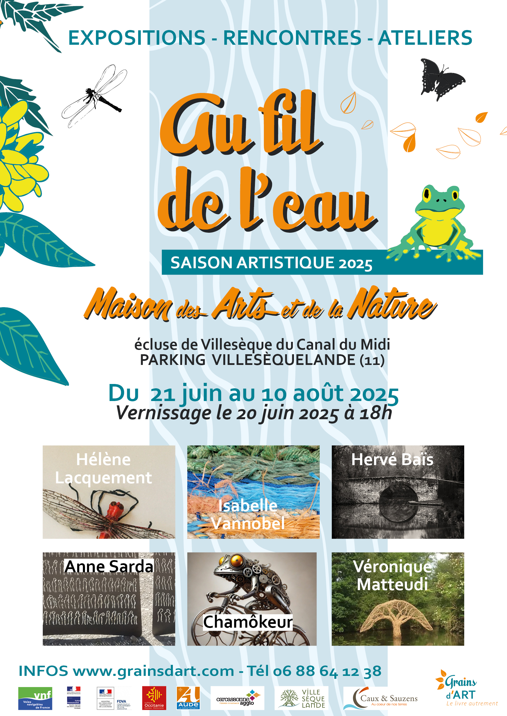 Vernissage Sentier des Arts'bres et à la Maison des Arts et de la Nature